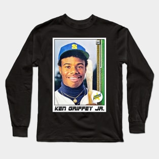 Ken Griffey Jr Rookie Card Long Sleeve T-Shirt